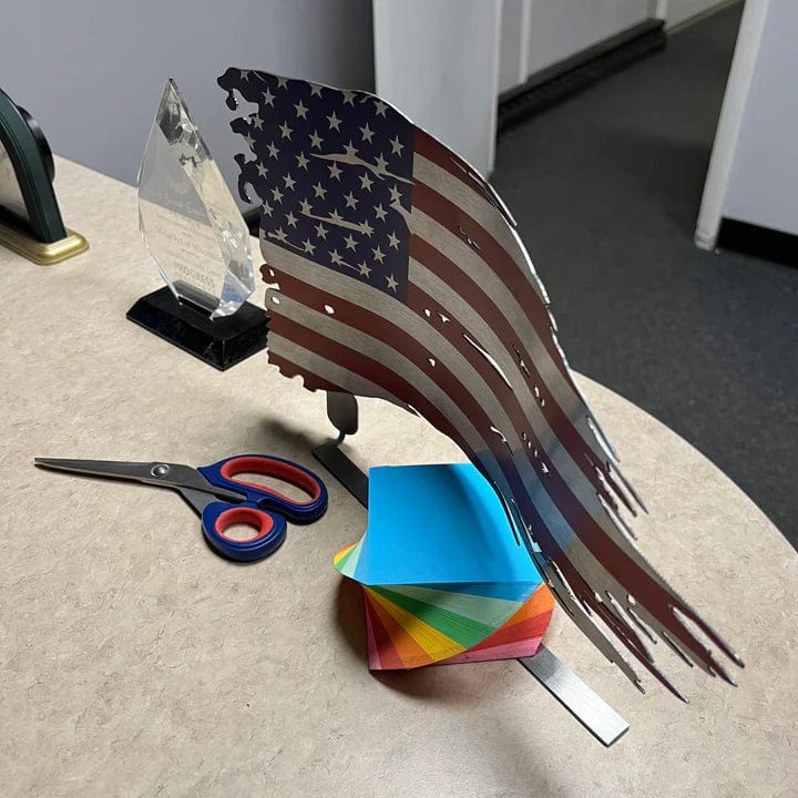 Metal Art of Wisconsin Easy Up Old Glory Armadillo Safe and Vault