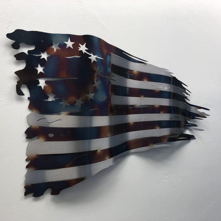 Metal Art of Wisconsin Heat Treated Betsy Ross Old Glory Armadillo Safe and Vault