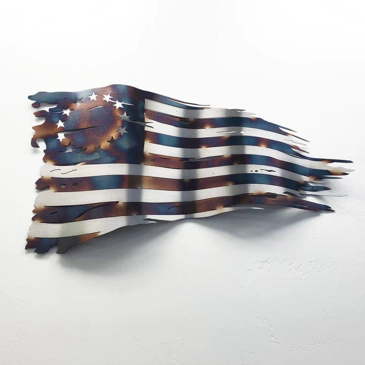 Metal Art of Wisconsin Heat Treated Betsy Ross Old Glory Armadillo Safe and Vault