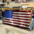Metal Art of Wisconsin Marbled Patina Steel US Flag Armadillo Safe and Vault