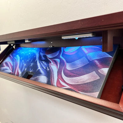 Metal Art of Wisconsin Medium "Sneaky Pete" Concealment Shelf Armadillo Safe and Vault
