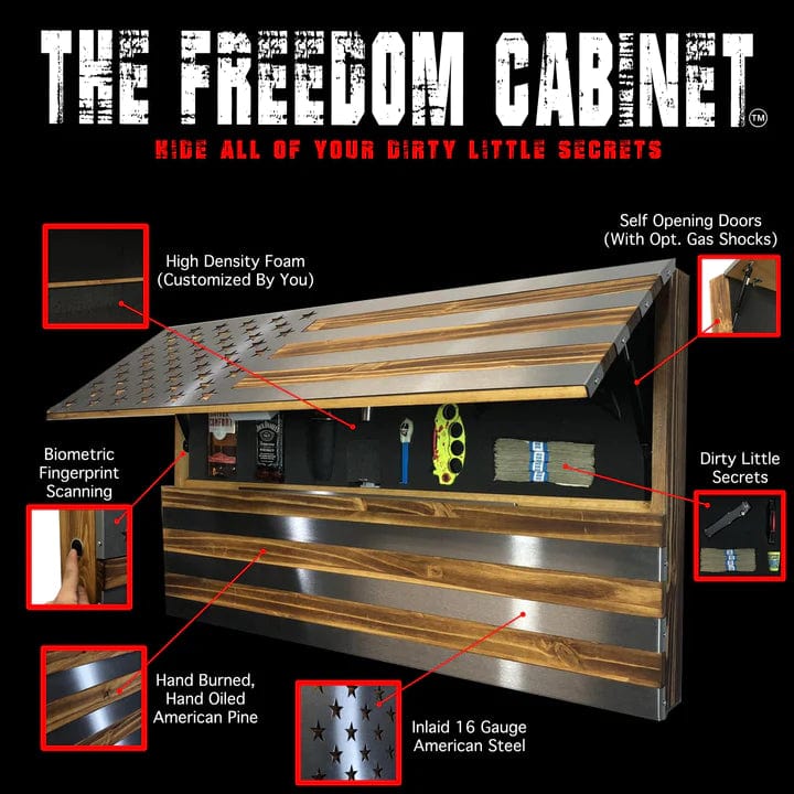 Metal Art of Wisconsin The Freedom Cabinet Armadillo Safe and Vault