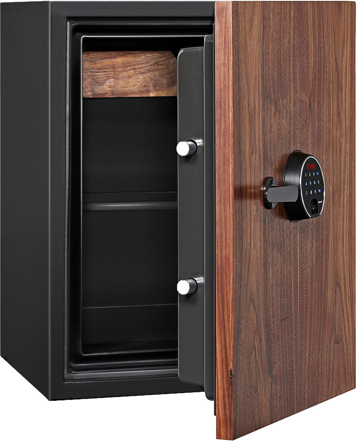 Phoenix DBAUM700 Fingerprint Lock Luxury Fireproof Safe with Walnut Door Armadillo Safe and Vault