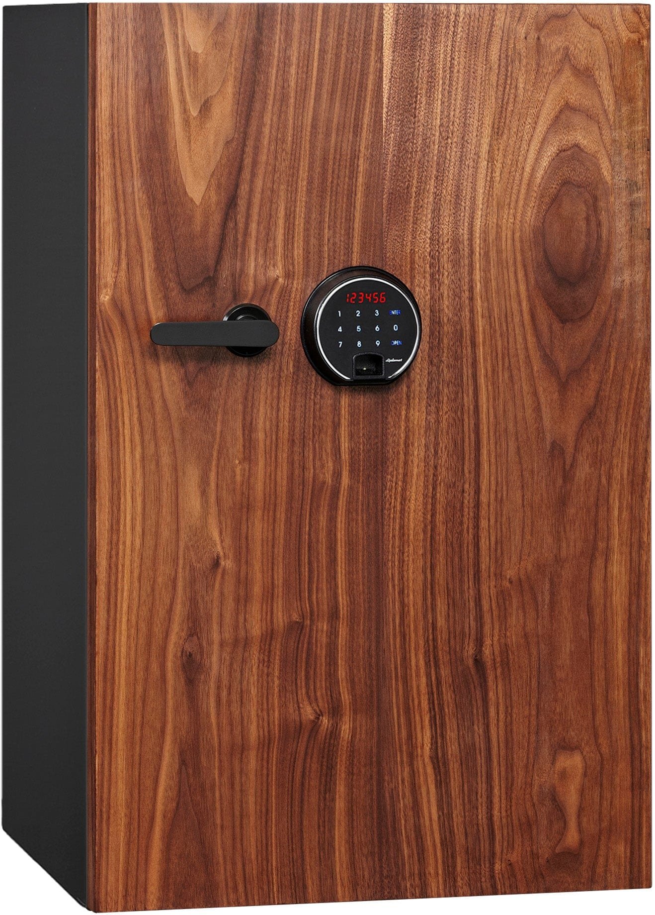 Phoenix DBAUM800 Fingerprint Lock Luxury Fireproof Safe with Walnut Door Armadillo Safe and Vault