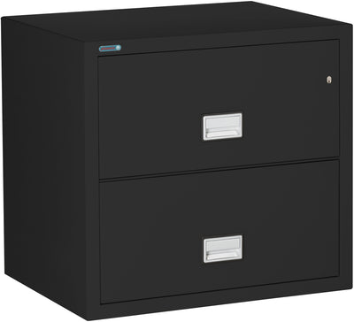 Phoenix LAT2W31 Lateral 31 inch 2-Drawer Fireproof File Cabinet with Water Seal Armadillo Safe and Vault