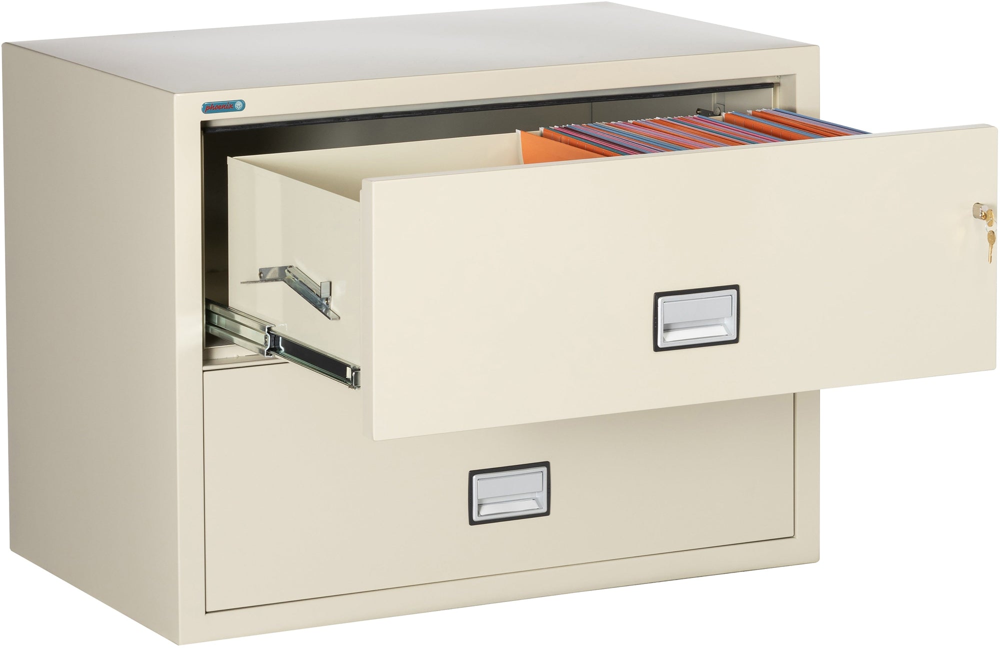 Phoenix LTR2W31 Vertical 31 inch 2-Drawer Letter Fireproof File Cabinet with Water Seal-Phoenix Safe International-Best Sellers,Business Safes,checklist-Contact Us For Bulk Pricing,checklist-Expert Customer Service,checklist-FREE SHIPPING,checklist-Price Match,checklist-White Glove Or Inside Delivery Available,Fire / Water Safes