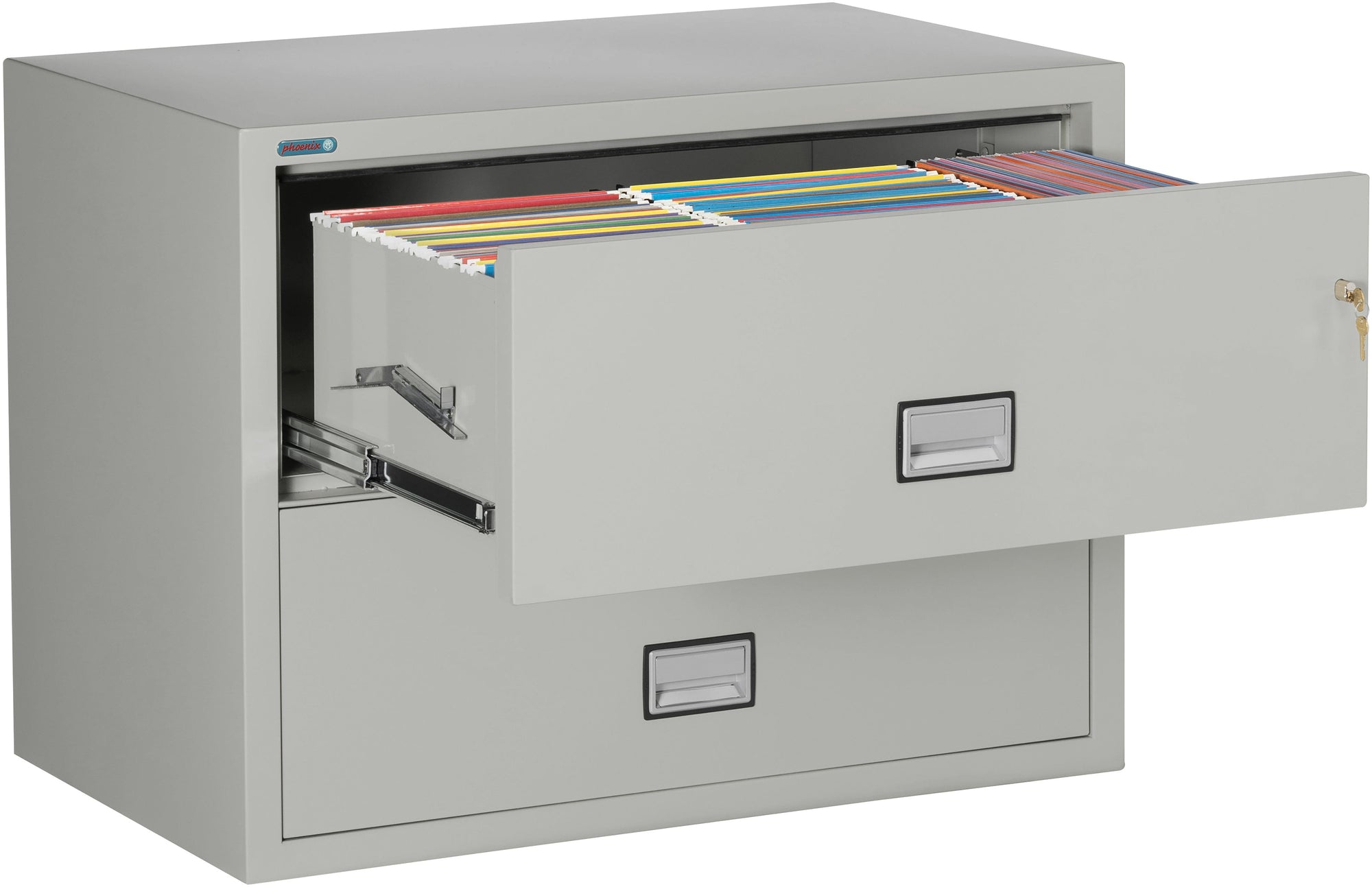 Phoenix LTR2W31 Vertical 31 inch 2-Drawer Letter Fireproof File Cabinet with Water Seal-Phoenix Safe International-Best Sellers,Business Safes,checklist-Contact Us For Bulk Pricing,checklist-Expert Customer Service,checklist-FREE SHIPPING,checklist-Price Match,checklist-White Glove Or Inside Delivery Available,Fire / Water Safes