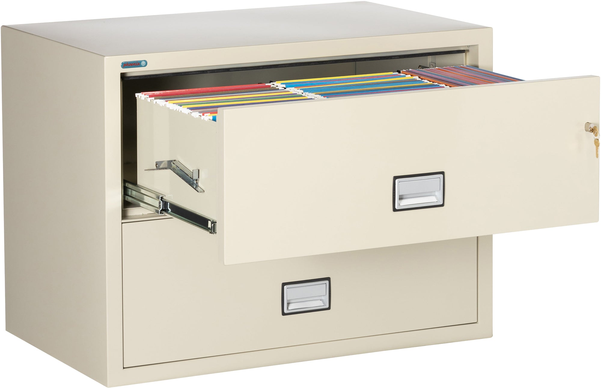 Phoenix LTR2W31 Vertical 31 inch 2-Drawer Letter Fireproof File Cabinet with Water Seal-Phoenix Safe International-Best Sellers,Business Safes,checklist-Contact Us For Bulk Pricing,checklist-Expert Customer Service,checklist-FREE SHIPPING,checklist-Price Match,checklist-White Glove Or Inside Delivery Available,Fire / Water Safes