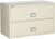 Phoenix LAT2W44 Lateral 44 inch 2-Drawer Fireproof File Cabinet with Water Seal Armadillo Safe and Vault