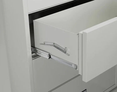 Phoenix LAT3W38 Lateral 38 inch 3-Drawer Fireproof File Cabinet with Water Seal Armadillo Safe and Vault