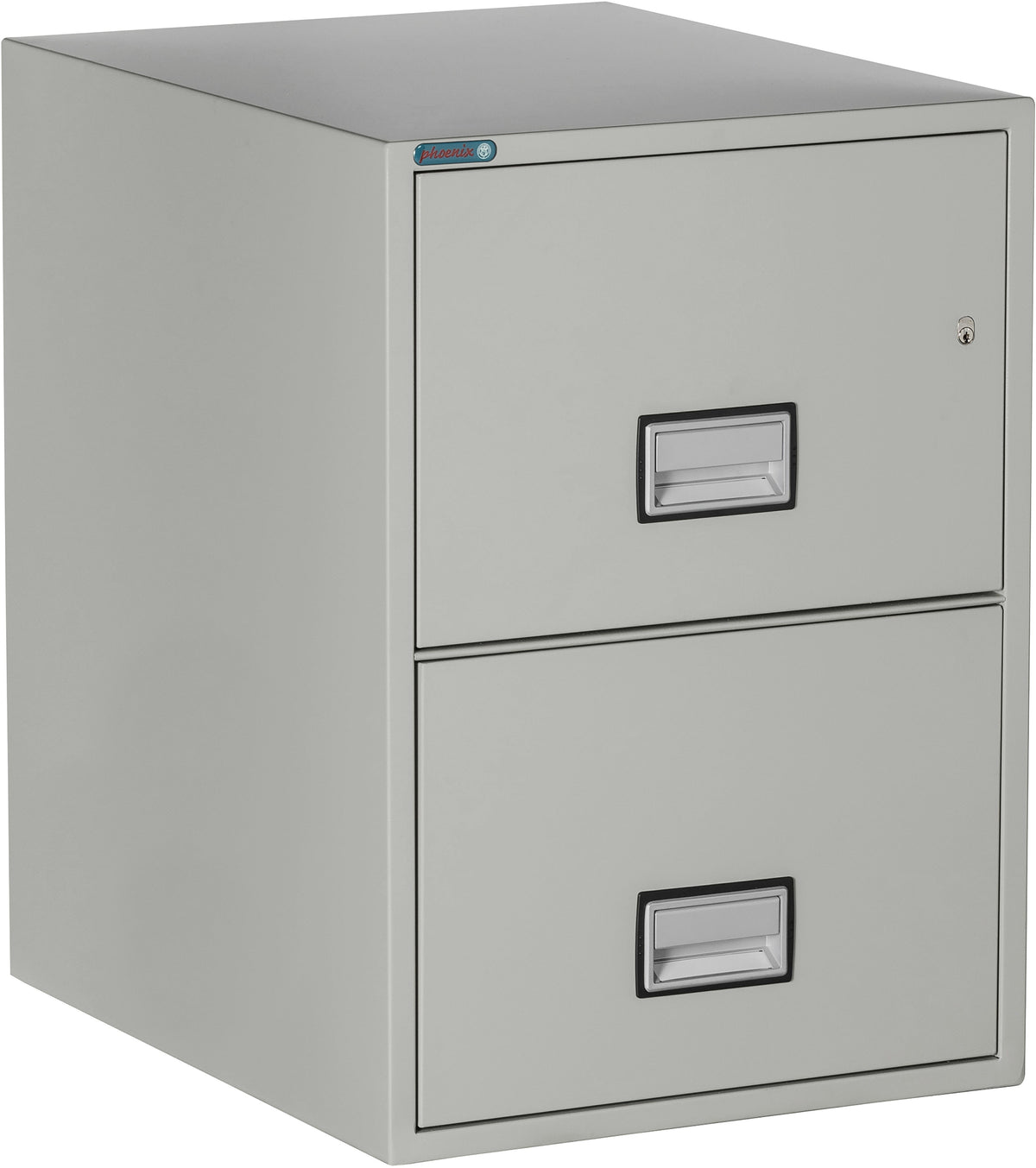 Phoenix LGL2W25 Vertical 25 inch 2-Drawer Legal Fireproof File Cabinet with Water Seal Armadillo Safe and Vault