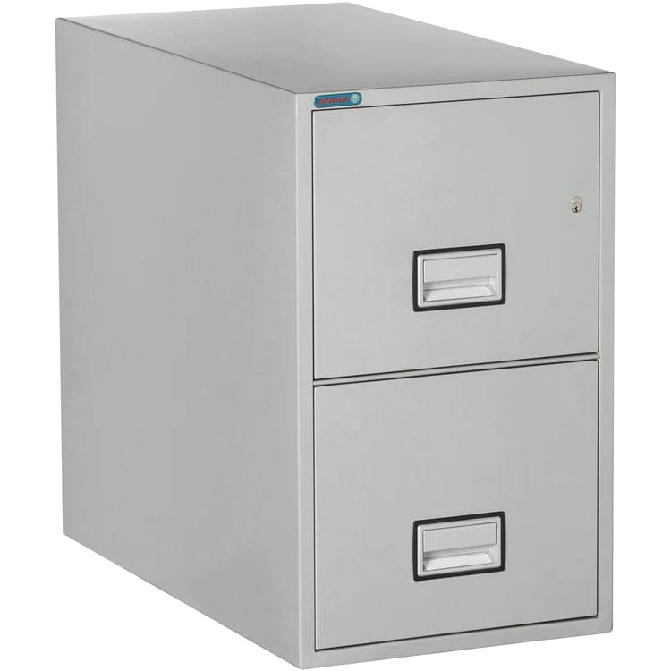 Phoenix LTR2W31 Vertical 31 inch 2-Drawer Letter Fireproof File Cabinet with Water Seal Armadillo Safe and Vault