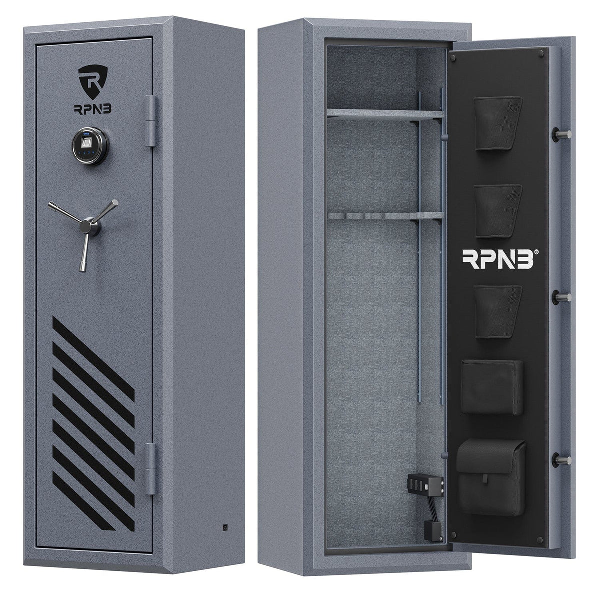 RPNB Biometric Fireproof 10 Gun Safe Armadillo Safe and Vault