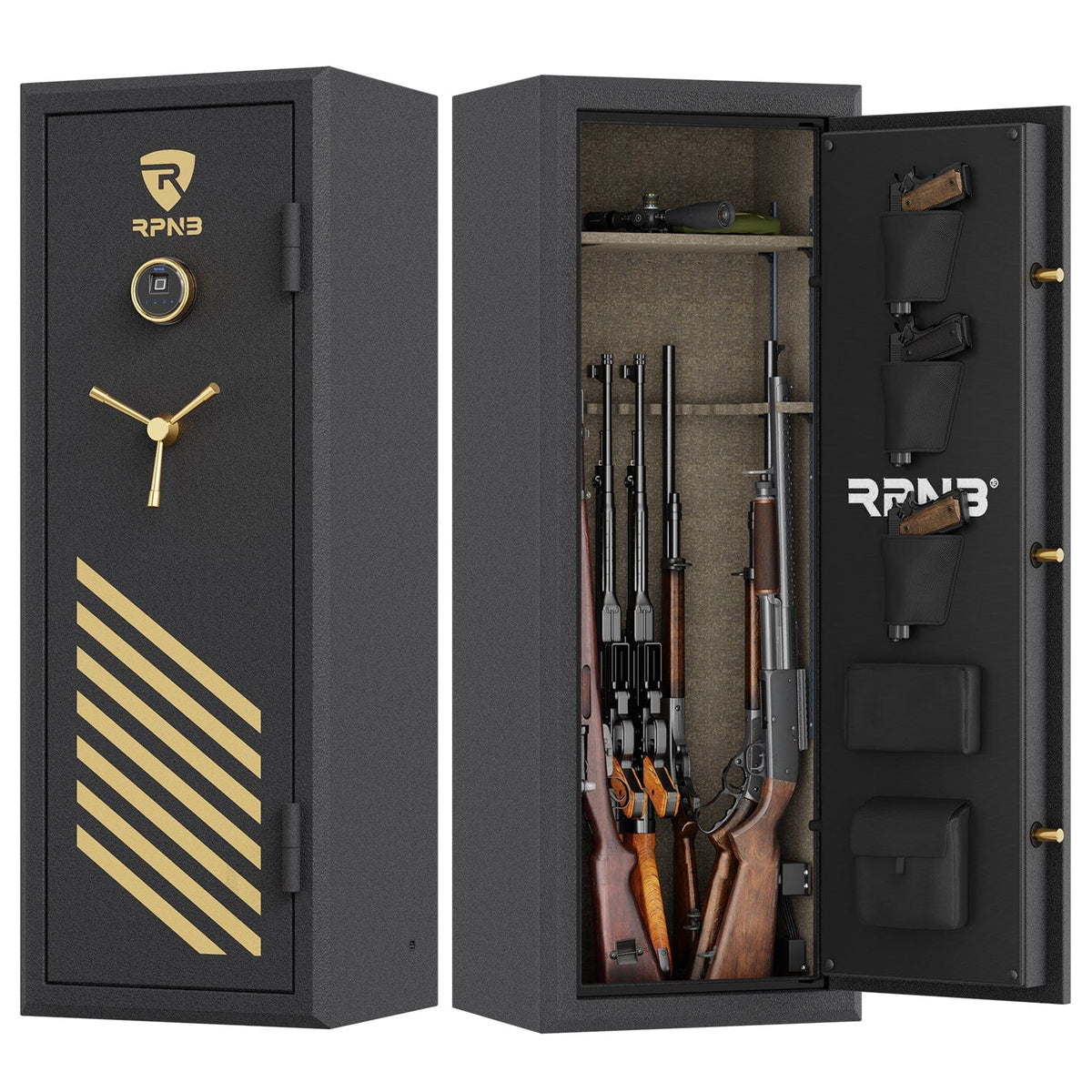 RPNB Biometric Fireproof 14 Gun Safe Armadillo Safe and Vault