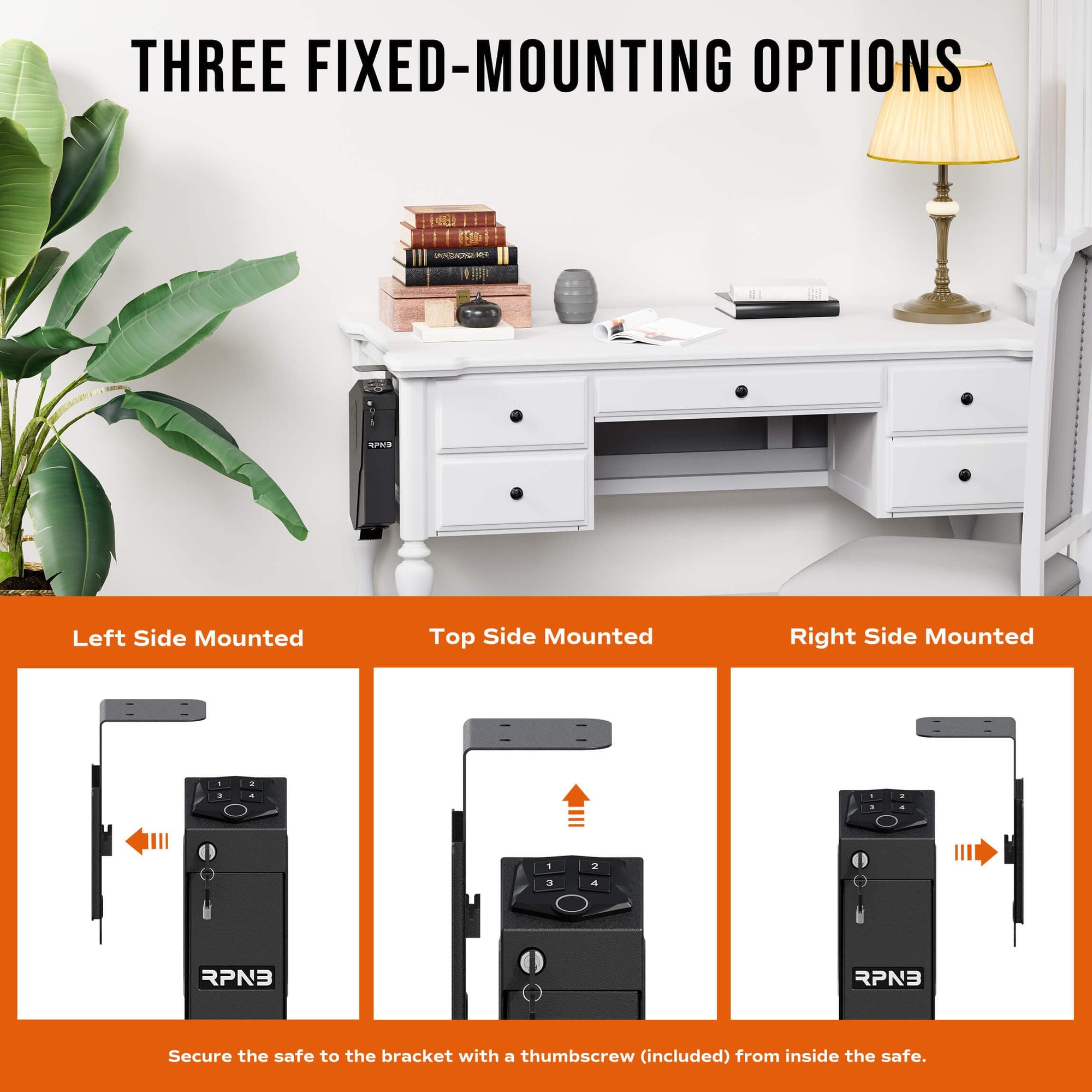RPNB Biometric RP311F Pistol Safe Armadillo Safe and Vault