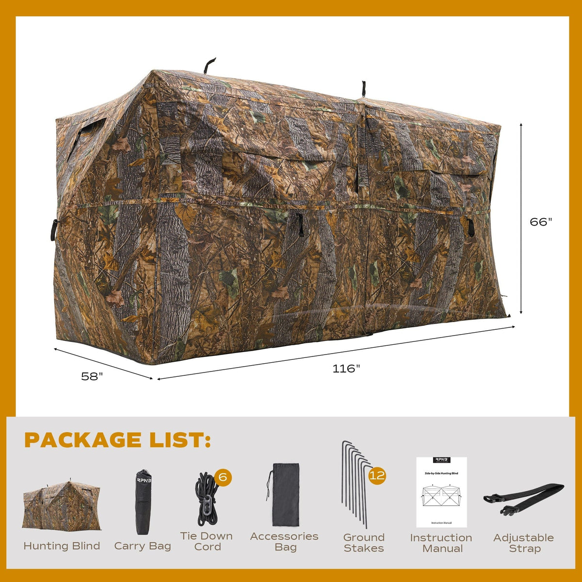 RPNB HGB-4 Hunting Blind Armadillo Safe and Vault