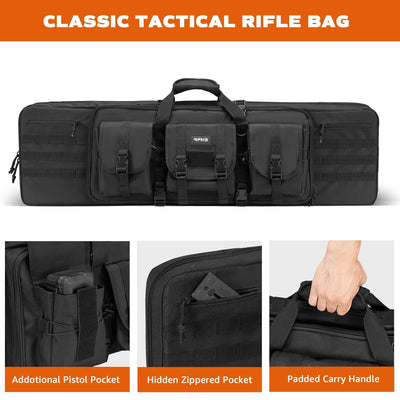 RPNB TD-4212 42" Double Rifle Backpack Armadillo Safe and Vault