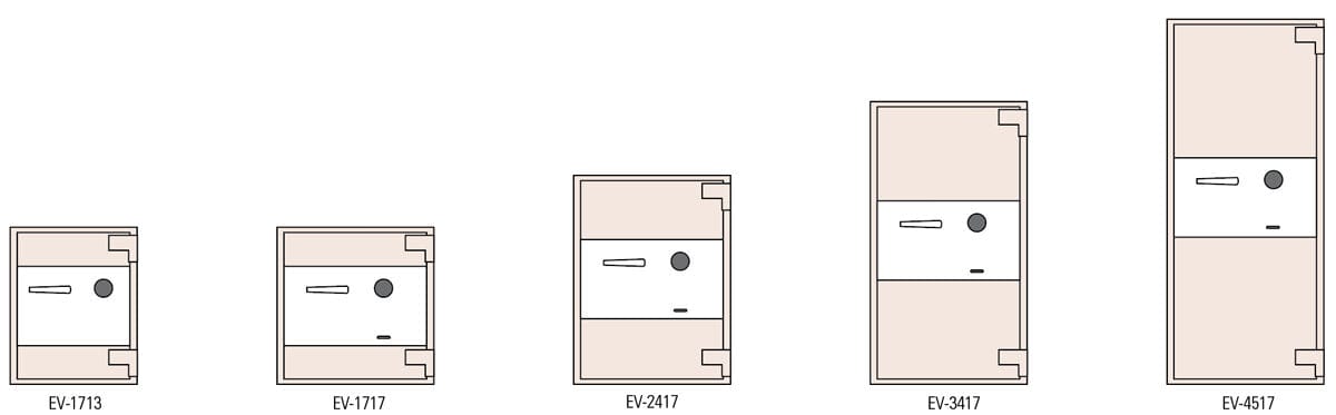 SoCal Safe EV Eurovault 1-Hour Fire Safe Armadillo Safe and Vault