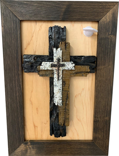 Three Layered Cross Decorative Wall-Mounted Secure Gun Cabinet Armadillo Safe and Vault