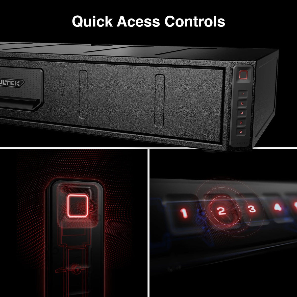 Vaultek ViSN SL200i Biometric RS Slider Safe Armadillo Safe and Vault