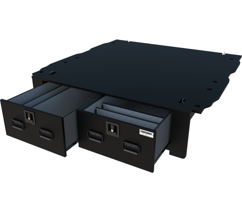 All-Weather TruckVault Toyota Tundra (2007-2020) 2 Drawers Armadillo Safe and Vault