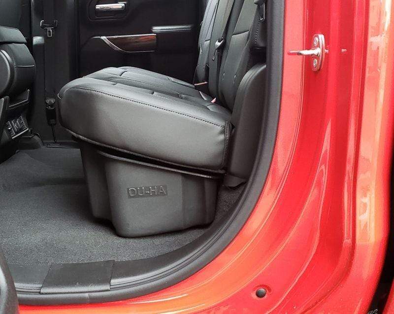 DU-HA 10420 2019-2021 Chevy Silverado/GMC Sierra Light Duty Double Cab (New Body Style) Underseat Cab Storage Armadillo Safe and Vault