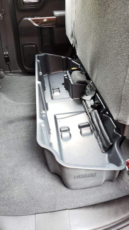 DU-HA 10420 2019-2021 Chevy Silverado/GMC Sierra Light Duty Double Cab (New Body Style) Underseat Cab Storage Armadillo Safe and Vault