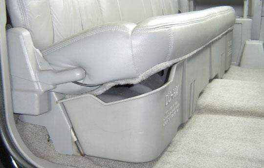 DU-HA 1988-1999 Chevy/GMC C/K Model Extended Cab Underseat Cab Storage Armadillo Safe and Vault