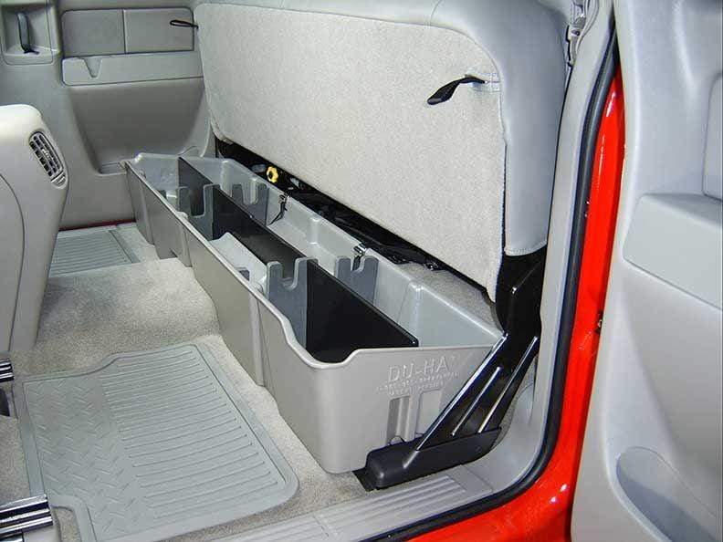 DU-HA 1988-1999 Chevy/GMC C/K Model Extended Cab Underseat Cab Storage Armadillo Safe and Vault