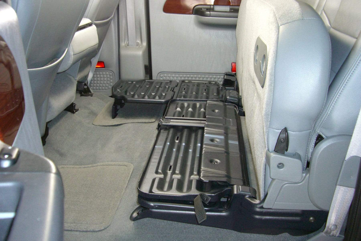 DU-HA 2003-2016 Ford F250-F550 SuperDuty Crew Cab Underseat Cab Storage Armadillo Safe and Vault