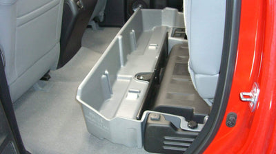 DU-HA 2007-2021 Toyota Tundra Double Cab - Factory Subwoofer Underseat Cab Storage Armadillo Safe and Vault