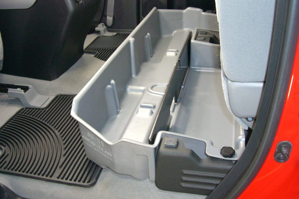 DU-HA 2007-2021 Toyota Tundra Double Cab - No Factory Subwoofer Underseat Cab Storage Armadillo Safe and Vault