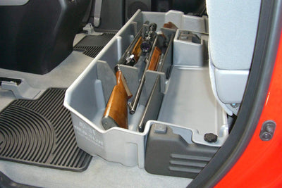 DU-HA 2007-2021 Toyota Tundra Double Cab - No Factory Subwoofer Underseat Cab Storage Armadillo Safe and Vault