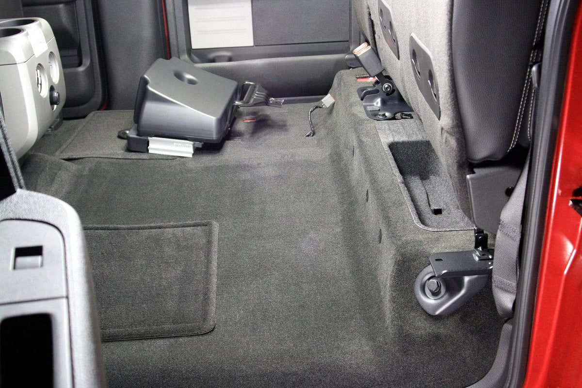 DU-HA 2009-2014 Ford F150 SuperCrew Underseat Cab Storage - Factory Subwoofer Armadillo Safe and Vault