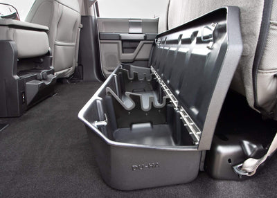 DU-HA 2015-2021 Ford F150 Super Crew Cab Underseat Lockbox Storage Armadillo Safe and Vault