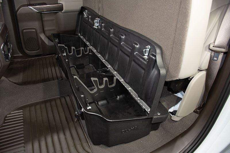 DU-HA 2019-2021 Chevy Silverado/GMC Sierra Light Duty Crew Cab (New Body Style) Underseat Lockbox Storage Armadillo Safe and Vault