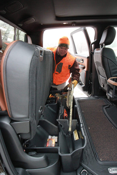 DU-HA 2019-2021 Ram 1500 Crew Cab (New Body Style) Underseat Cab Storage Armadillo Safe and Vault