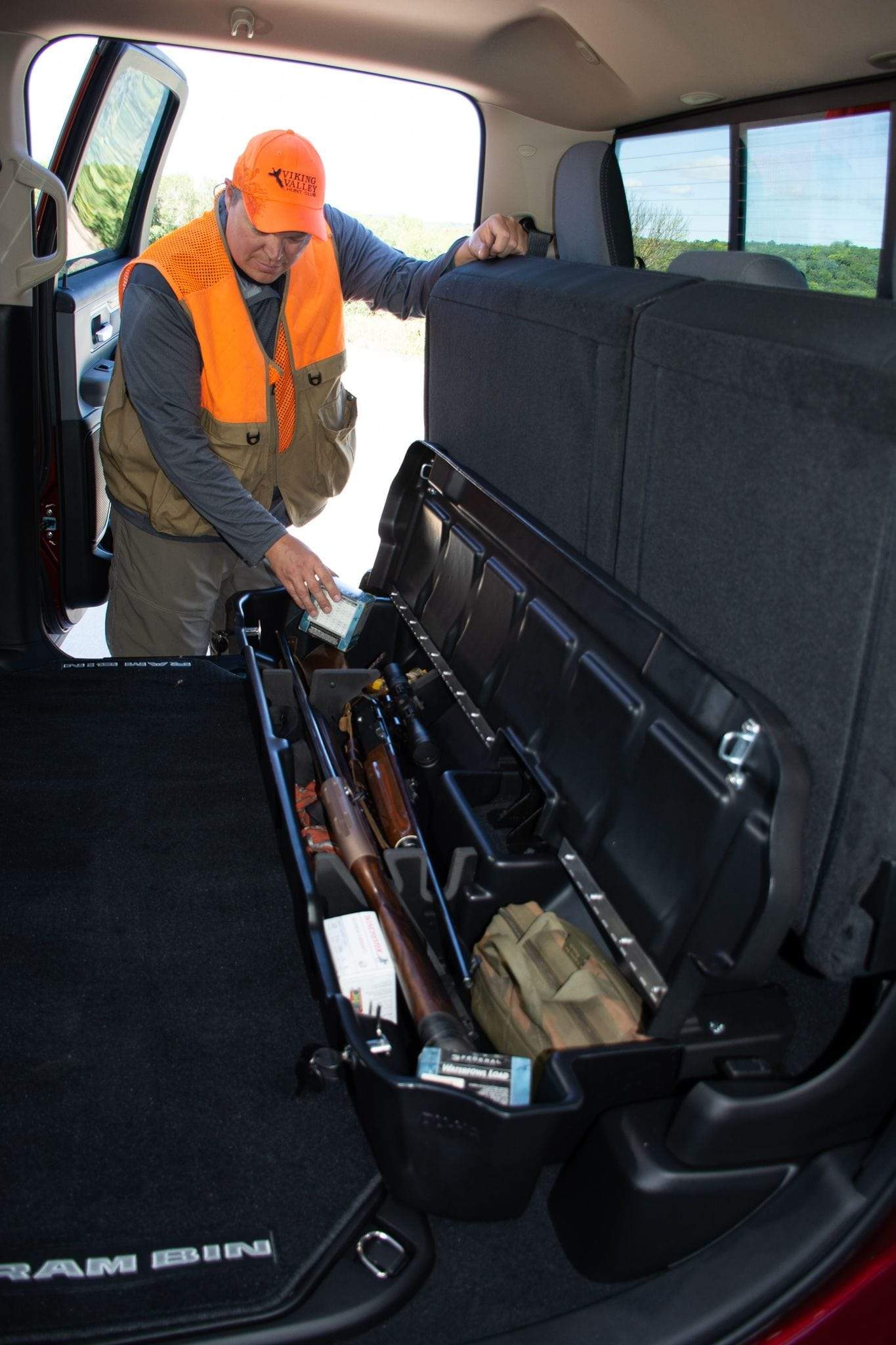 DU-HA Underseat Storage / Gun Case for 2019-2021 RAM 1500 Crew Cab