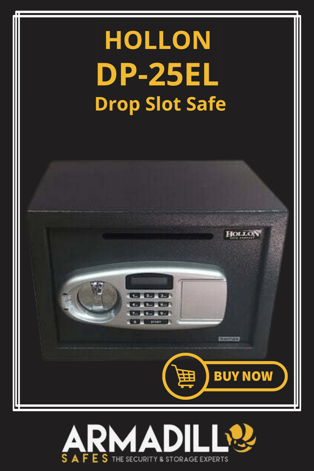 Hollon DP-25EL Drop Slot Safe Armadillo Safe and Vault