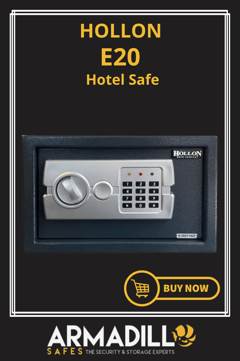 Hollon E20 Hotel Safe Armadillo Safe and Vault