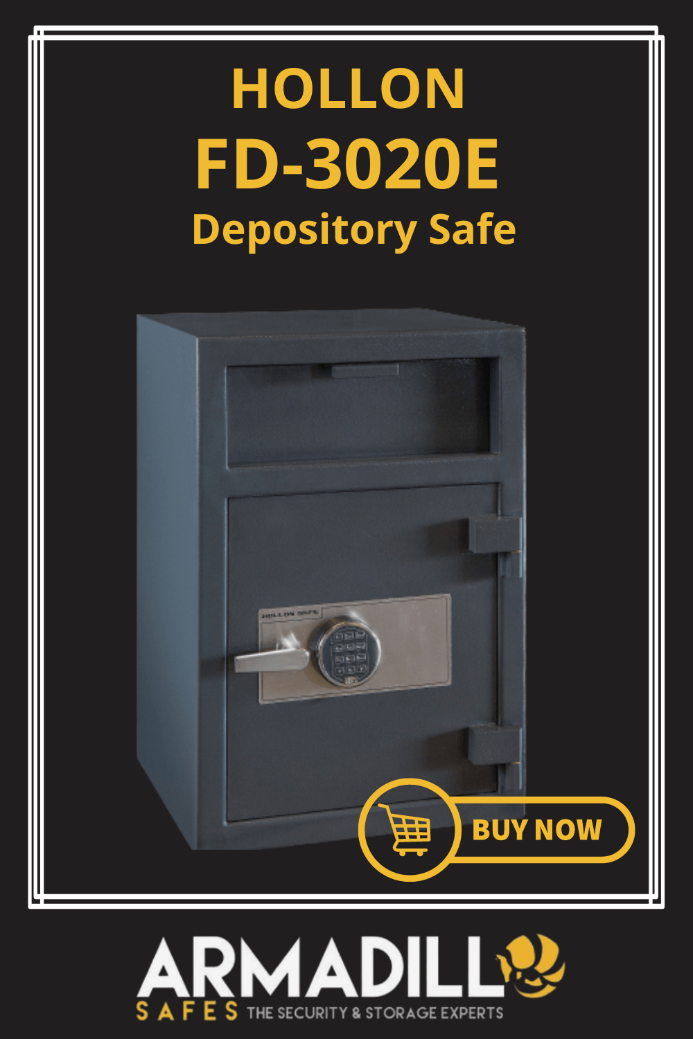 Hollon FD-3020E Depository Safe Armadillo Safe and Vault
