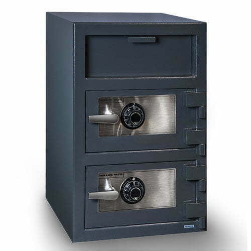 Hollon FDD-3020CC Double Door Depository Safe Armadillo Safe and Vault