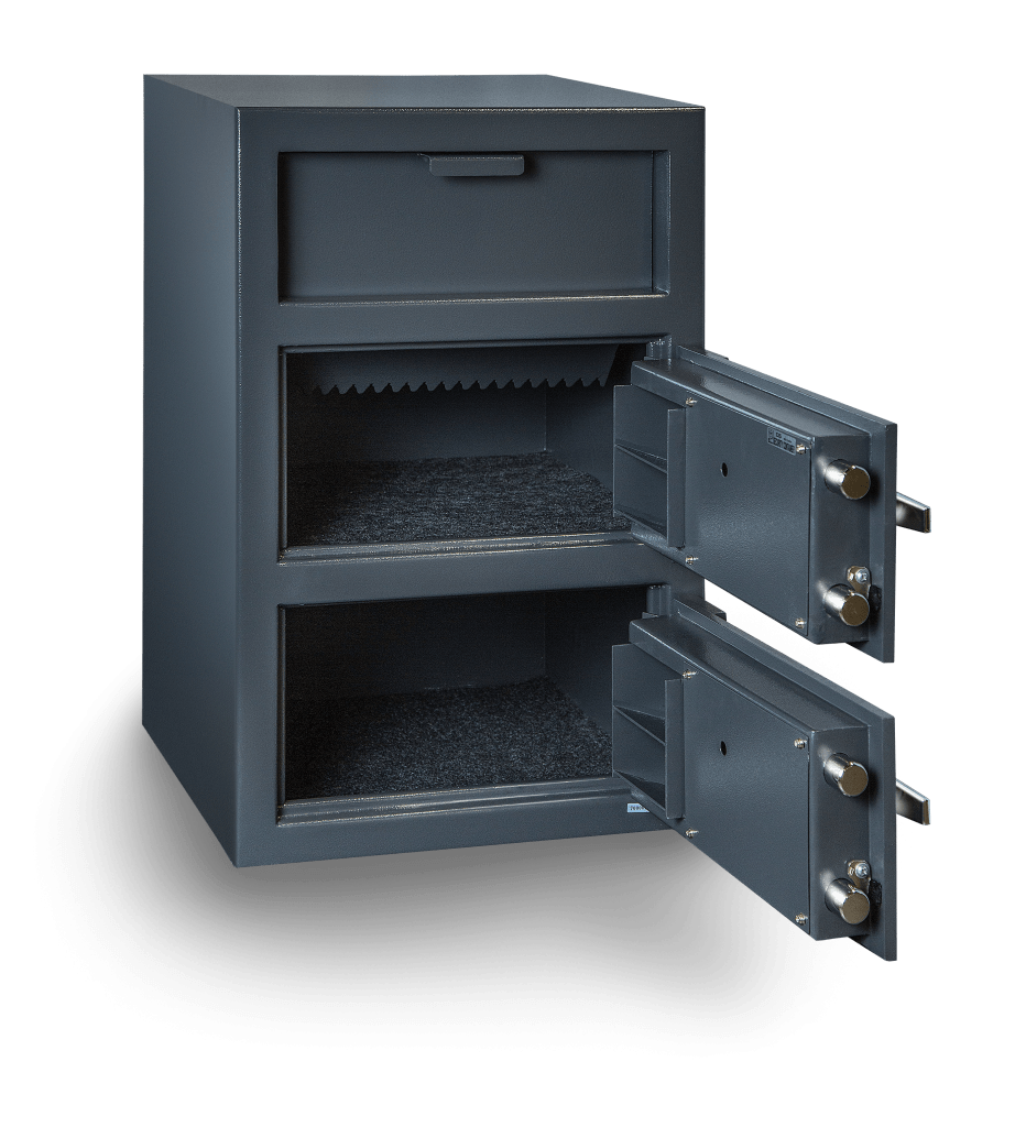 Hollon FDD-3020EE Double Door Depository Safe Armadillo Safe and Vault