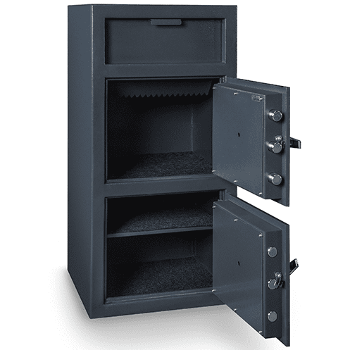 Hollon FDD-4020CC Double Door Depository Safe Armadillo Safe and Vault