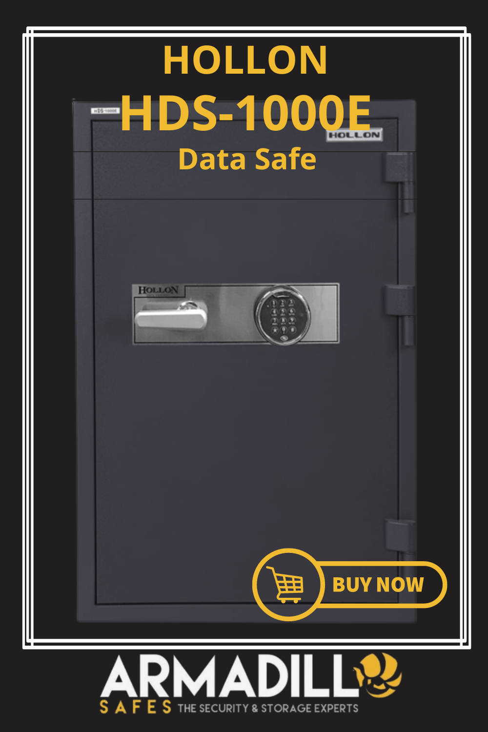 Hollon HDS-1000E Data Safe Armadillo Safe and Vault