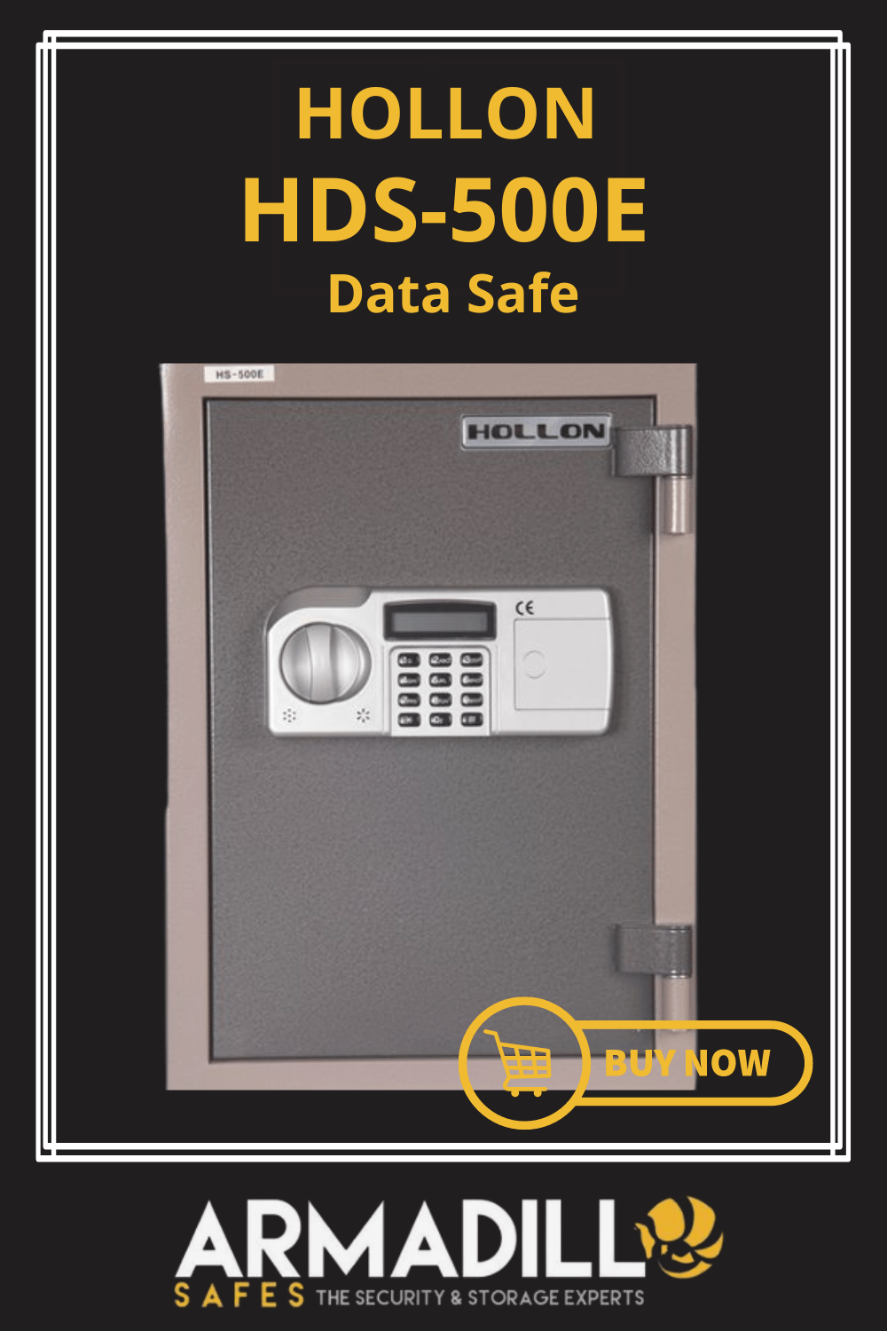 Hollon HDS-500E Data Safe Armadillo Safe and Vault