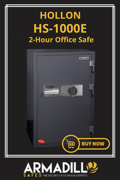 Hollon HS-1000E 2-Hour Office Safe Armadillo Safe and Vault