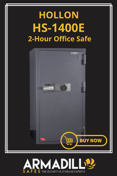 Hollon HS-1400E 2-Hour Office Safe Armadillo Safe and Vault