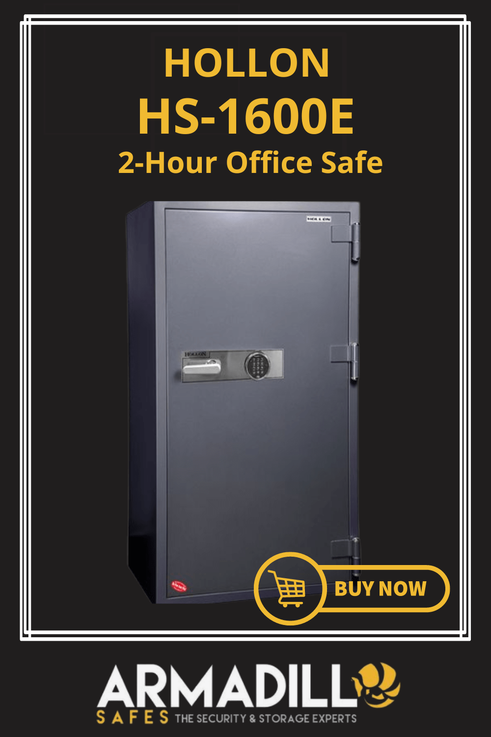 Hollon HS-1600E 2-Hour Office Safe Armadillo Safe and Vault