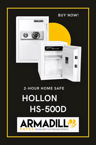 Hollon HS-500D 2-Hour Home Safe Armadillo Safe and Vault